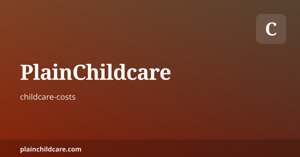 Shareable card for US Childcare Price Structure Data Study